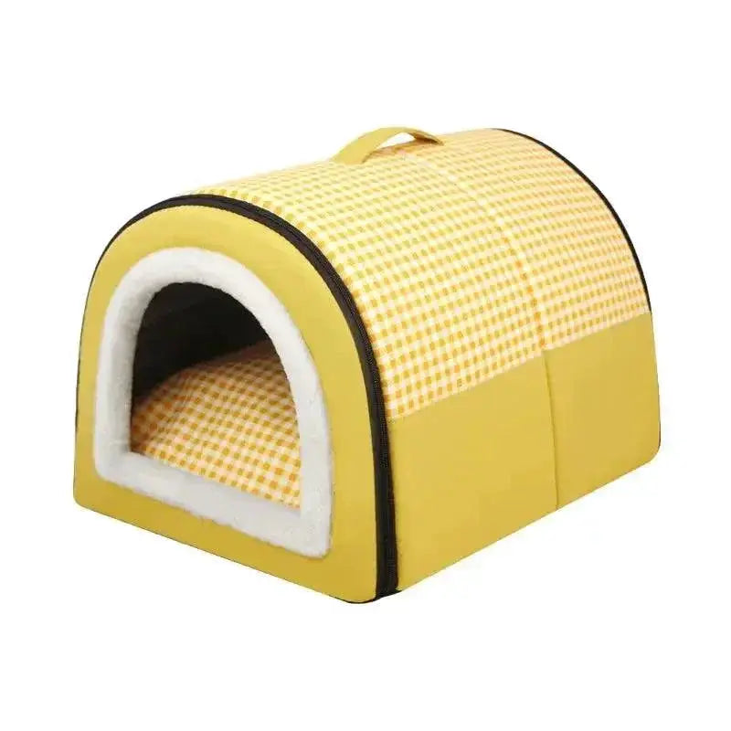 Cozy Waterproof Dog Bed Foldable Portable Eco Friendly Cave