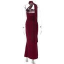 Elegant Evening Gown for Halter Neck