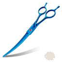 Curved Pet Grooming Scissors: Professional Dog Shears