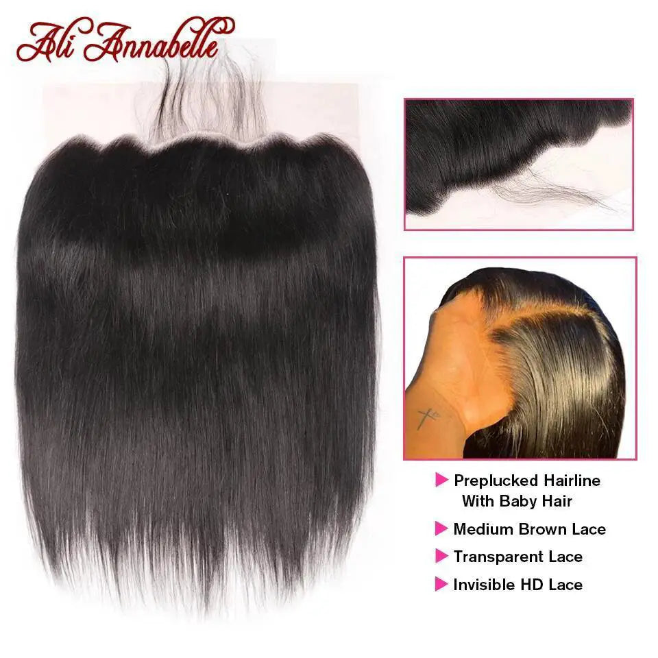 Premium Brazilian Hair Closure Lace Frontal for Natural Look