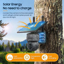 No-Wiring Solar Outdoor Camera for Homes