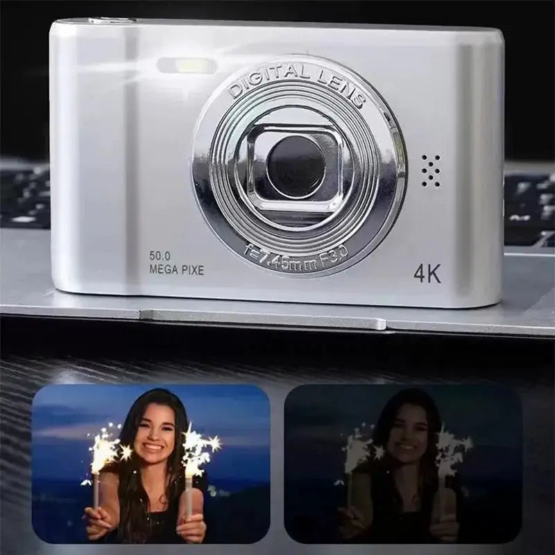 4K Digital Camera Travel Selfie Camera 36MP 1080p 2.4in Screen Optical Zoom - stepyours.com