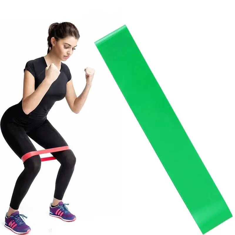 Piece Colorful TPE Resistance Bands Set For Home Fitness — product view 17
