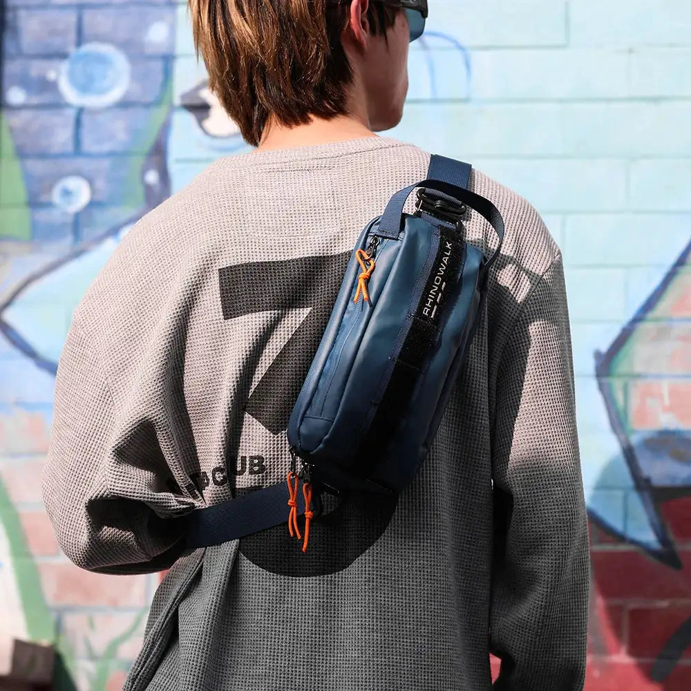 Rhinowalk Bike Handlebar Bag 2.4L Bicycle Bags Frame Pannier Bag Multifunction Portable Shoulder Waist Bag Bike Accessories
