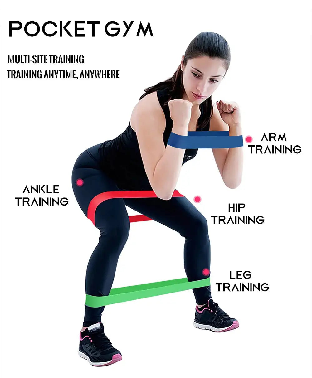 Portable Resistance Bands Set For Strength Training And Yoga - product image 5