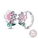 Sterling Silver Colorful Butterfly Dragonfly