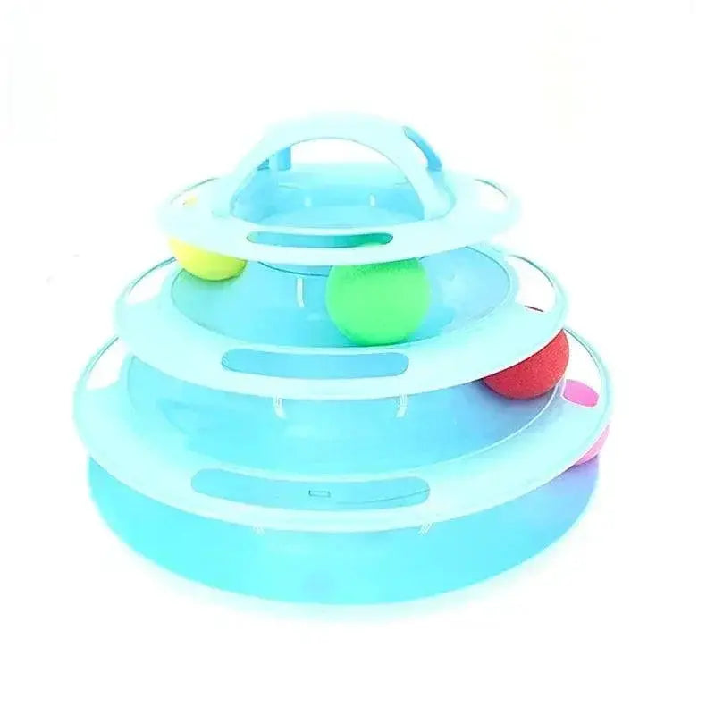 Interactive Cat Toy Tower For Intelligence Training Fun