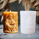 Jesus Easter Egg Rabbit Candle Silicone Mold