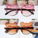 Adorable Cartoon Bear Sunglasses for Kids UV400 Protection