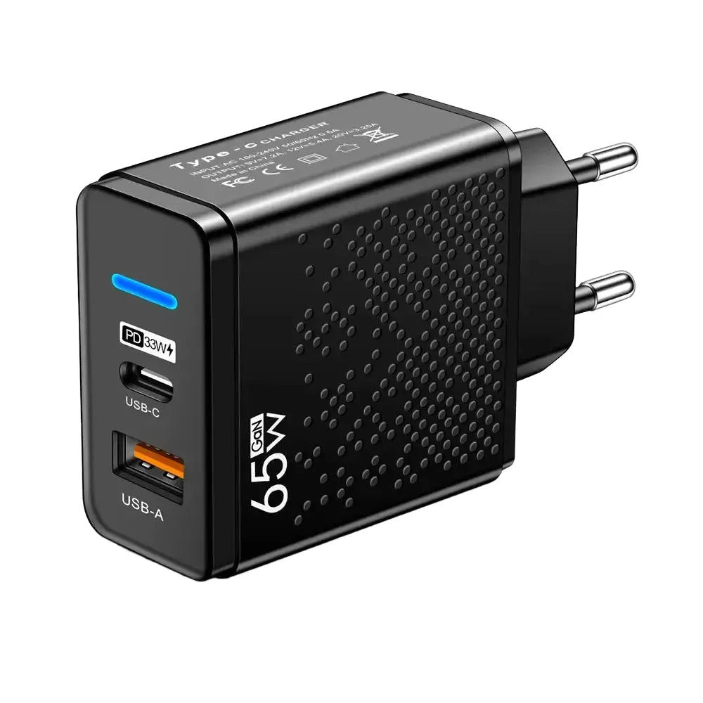 GAN Usb C Charger - Dual Port Fast Global Power — product view 1