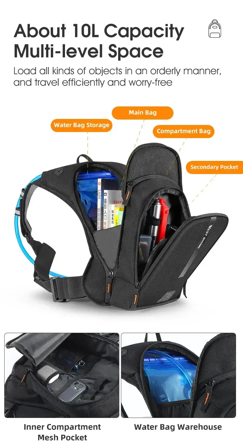 Ultralight Cycling Hydration Backpack — product view 13