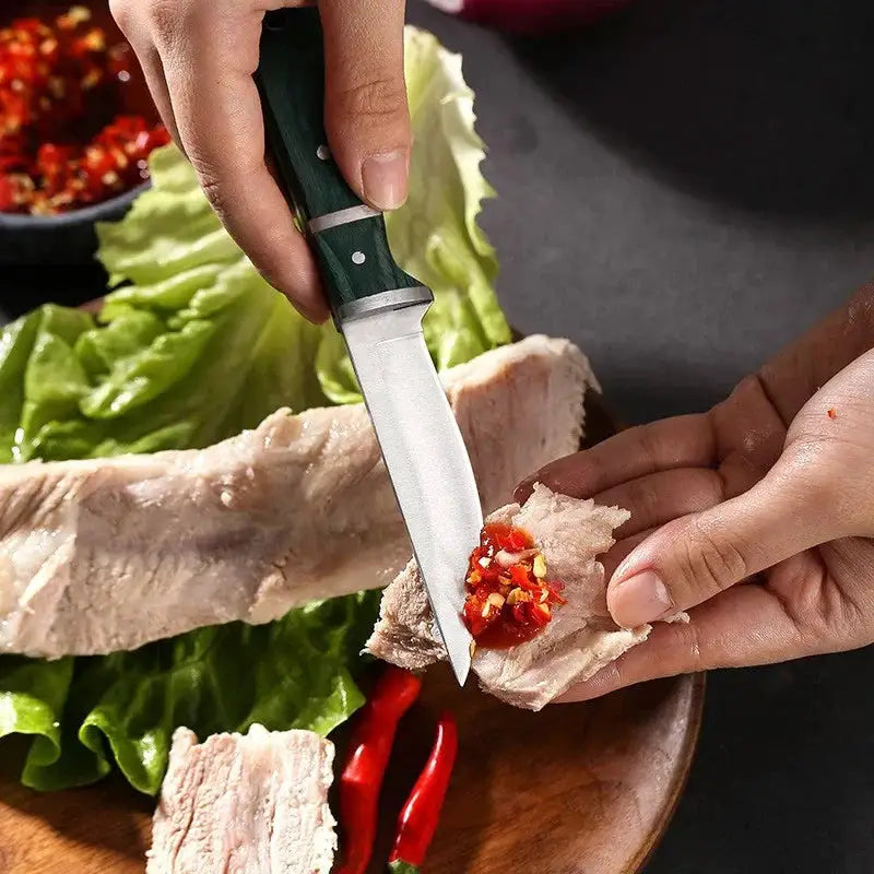 Versatile Stainless Steel Boning Knife With Wood Handle - product image 5