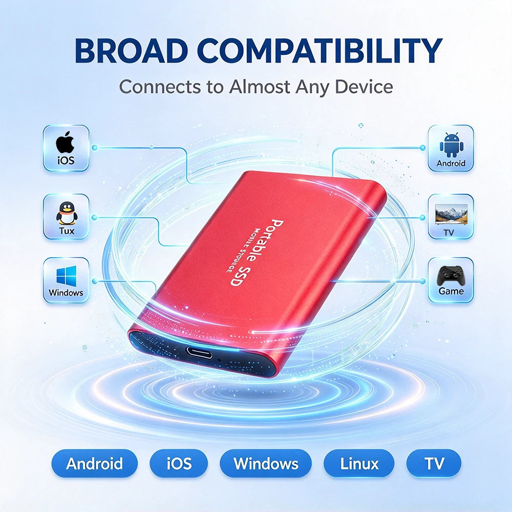 Compact External SSD Drive