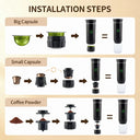 3 In 1 Portable Cordless Espresso Machine Travel Maker