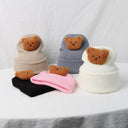 Korean Cartoon Bear Baby Hat Winter Warm Cute Toddler Cap