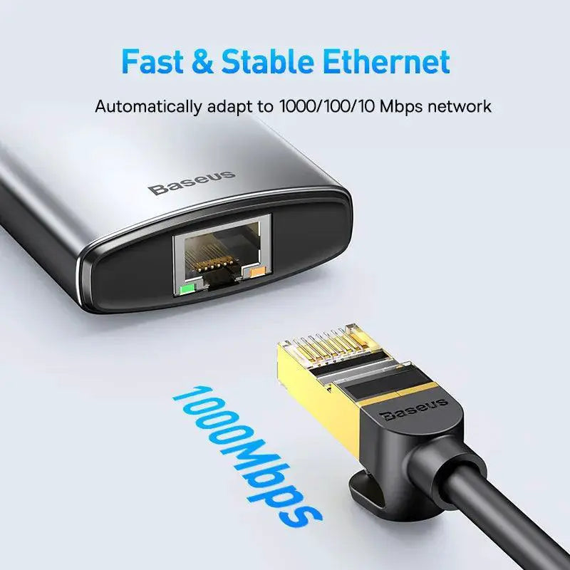 Baseus USB C Hub With HDMI And Ethernet For MacBook Air