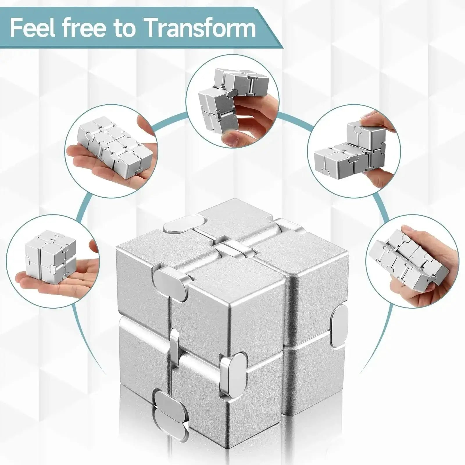 Magic Cube Stress Relief Toy Educational Gift Set For Focus