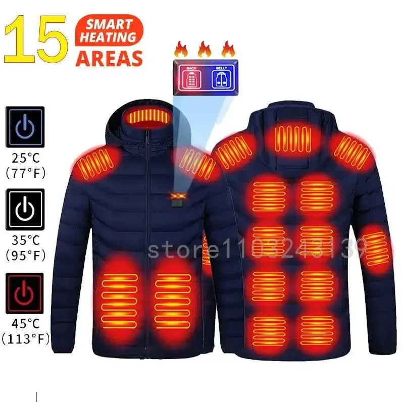 Warmth Heated Jacket for Men Outdoors — product view 8