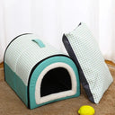 Cozy Waterproof Dog Bed: Foldable Portable Eco-Friendly Cave