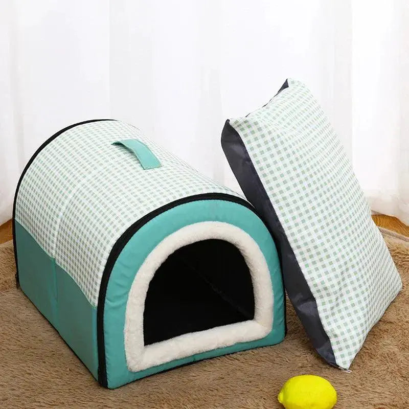 Cozy Waterproof Dog Bed Foldable Portable Eco Friendly Cave