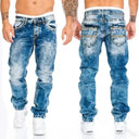Mens Jeans Brands Straight Stretch Slim Jean Homme Pants