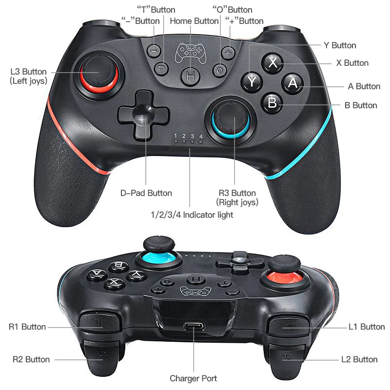Wireless Bluetooth Nintendo Switch &
