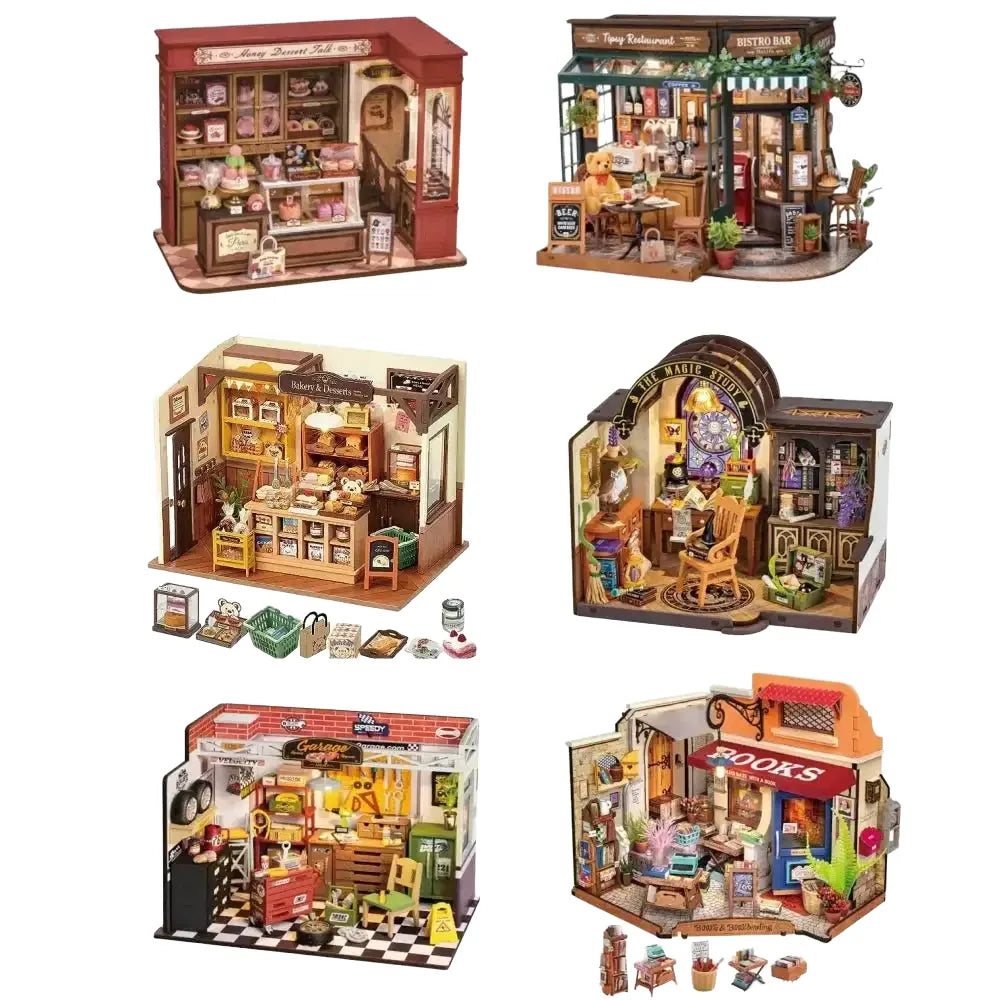 Robotime Puzzle Miniature Dollhouse Kit — product view 1