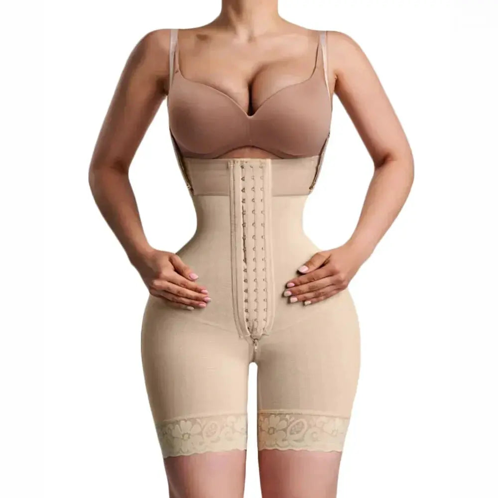 High Waist Shapewear Pants with Adjustable Straps for Women
