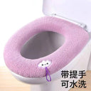 Winter Comfort Bidet Set: Soft Antibacterial Toilet Cover