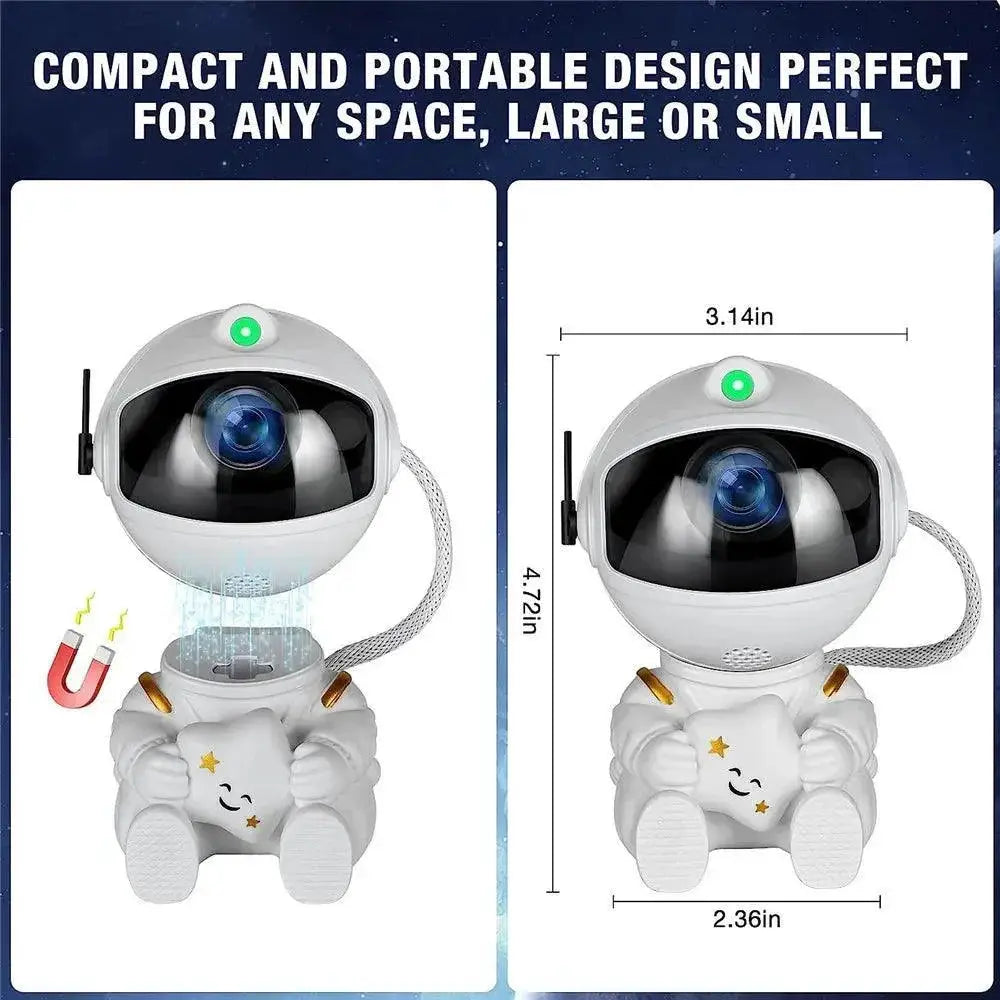 Galactic Dream Star Projector Astronaut LED Nebula Lamp