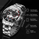 Classic Men Watch - Durable Stainless Steel Band