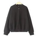 TRAFZA 2024 Autumn Women's Thick Hoodie Coat and Pants Set