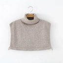 Wool Blend Highneck Collar Warmer