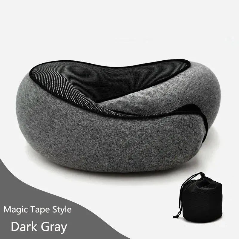 Ergonomic Travel Neck Pillow Premium Memory Foam Comfort