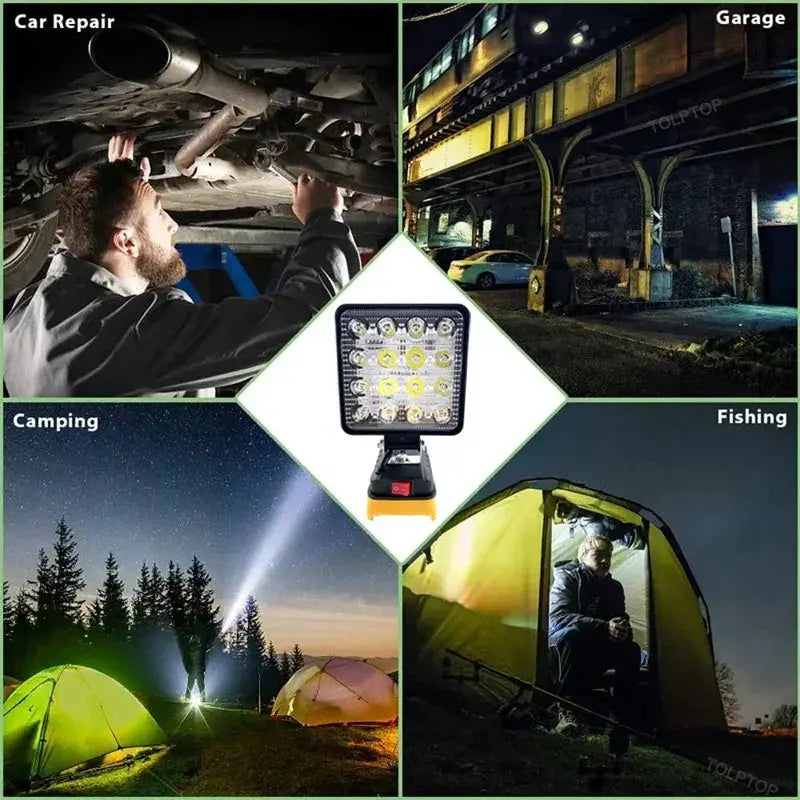 DeWalt 18V 20V Lithium Battery Cordless LED Work Light