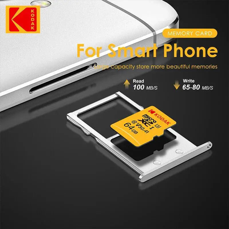 Kodak 256GB High Speed Class 10 Memory Card For 4K
