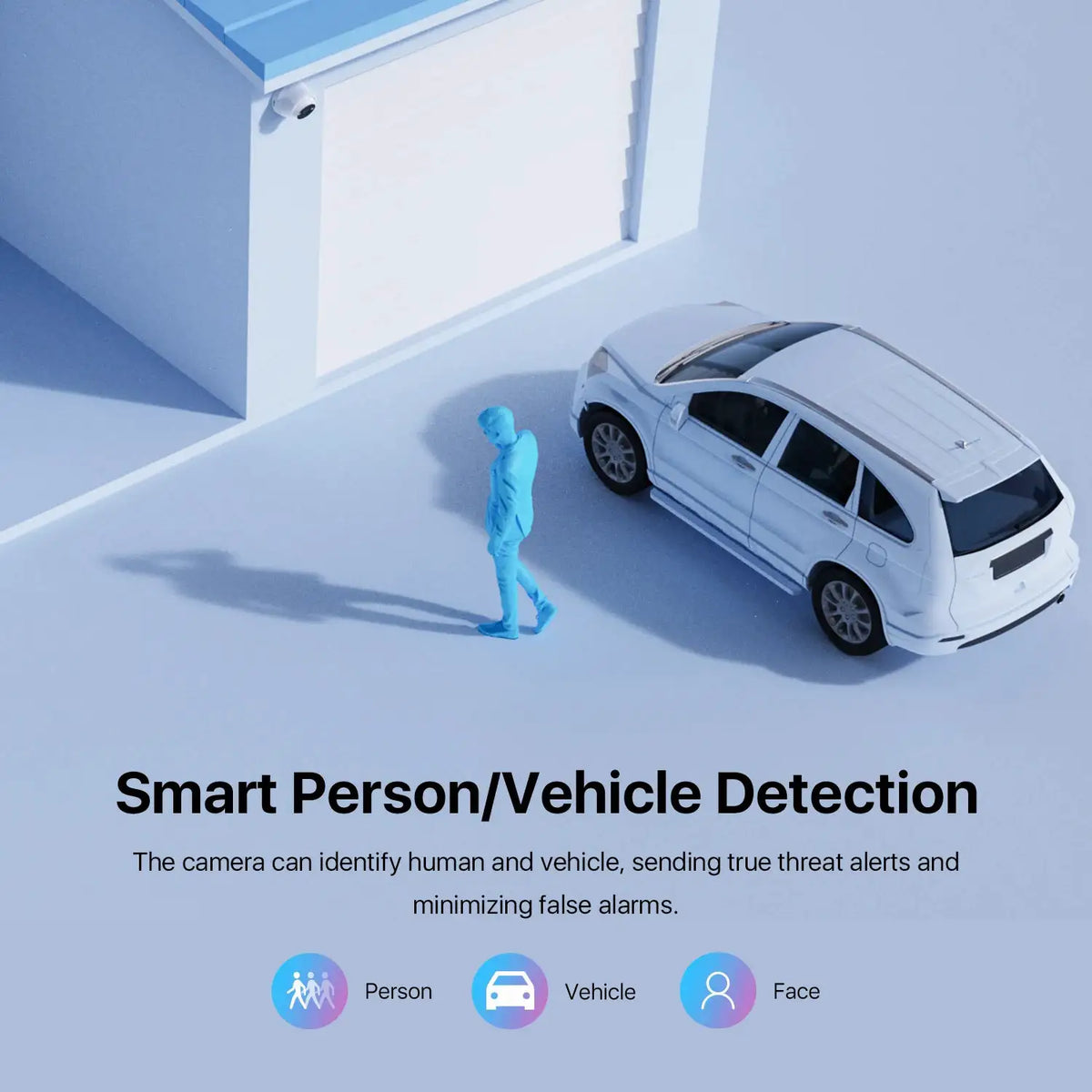 Zosi PoE Outdoor Security Camera — product view 3