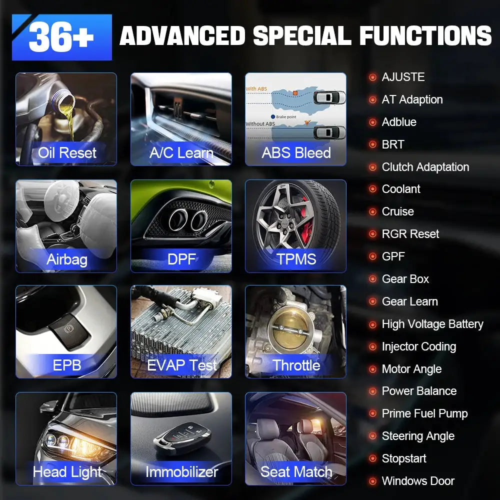 XTOOL D8 Auto OBD2 Scanner Bidirectional All System Diagnostic ECU Coding Topology Map with 36+ Resets CANFD 3 Years Free Update