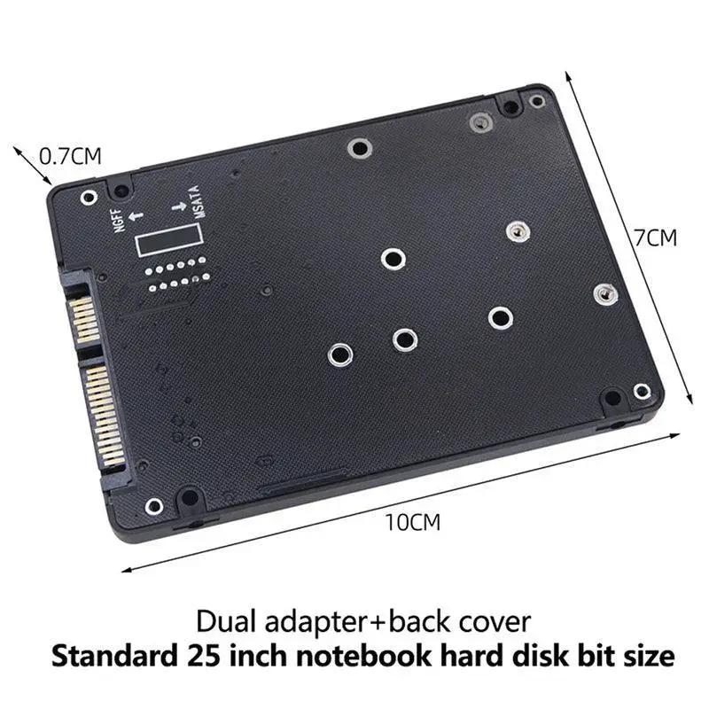 SATA To M2 SSD Adapter Dual Drive Support Boost Performance