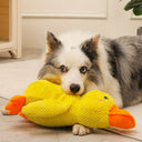 1pc Large Duck Design Pet Grinding Teeth Squeaky Plush Toy
