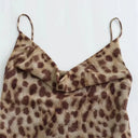 Backless Leopard Midi Dress For Women