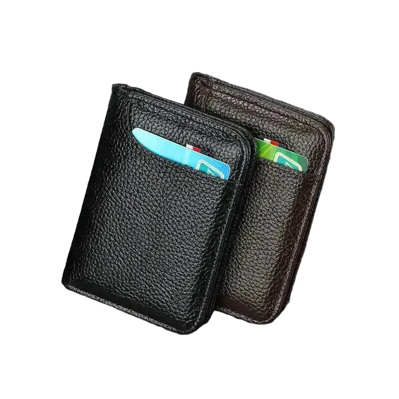 Men's Card Holder Slim Mini Wallet PVC Unisex Card Storage