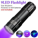 365Nm UV Flashlight - Zoomable Pet Stain Detector