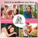 Hot Sale Silver Plated Color Letter Charm Beads for Women