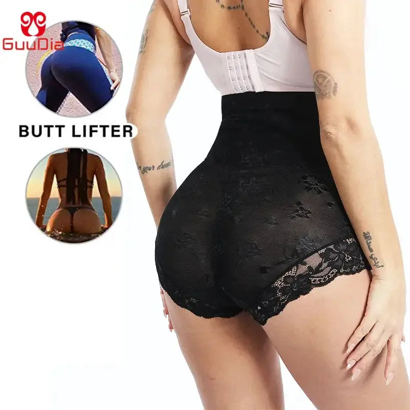 Luxe Lace Body Shaper With Zipper Double Control Shapewear