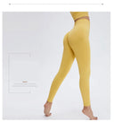 Nude Yoga Pants for Women High Waist Seamless Hip Lifting Fitness Design