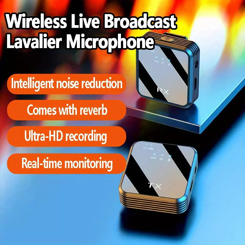 Professional Wireless Lavalier Microphone Intelligent