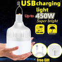 LED Camping Lantern - USB Rechargeable Brightness