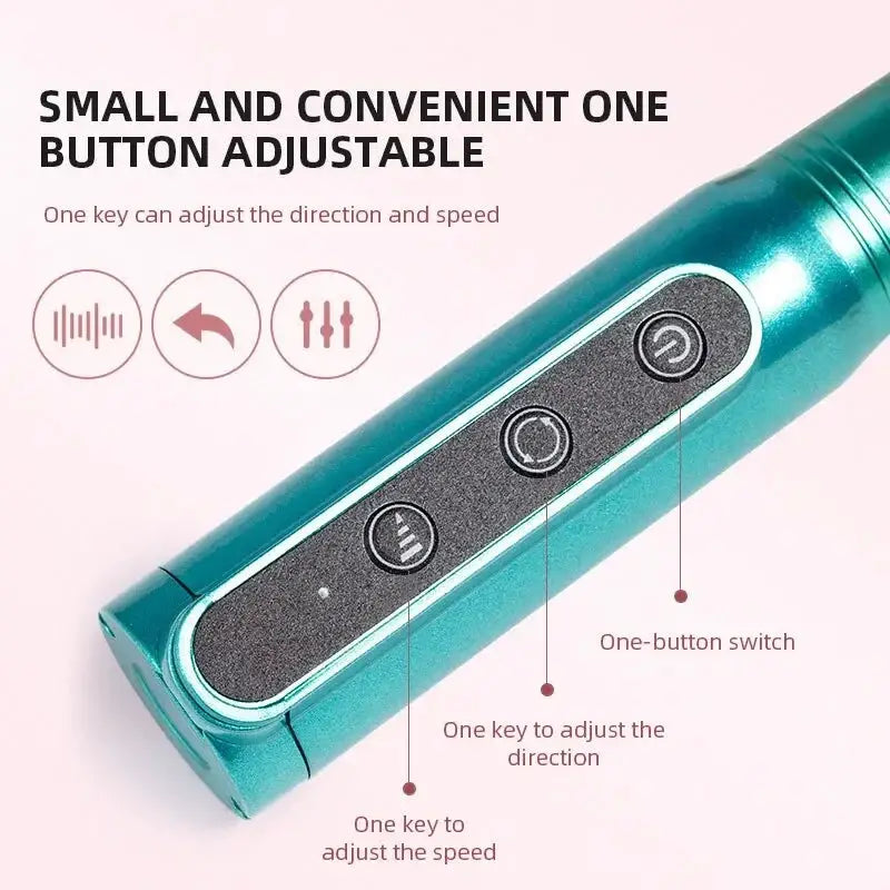 35000RPM Wireless Nail Drill Pen USB Rechargeable Portable