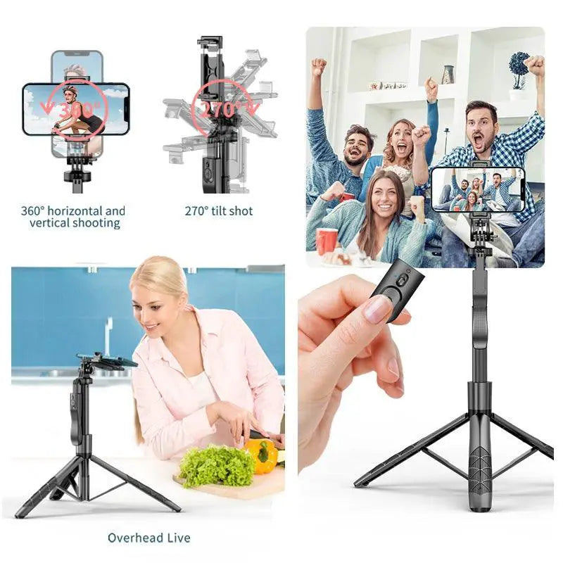Selfie Stick Tripod With Fill Light Ultimate Content Creator